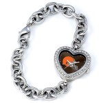 cleveland browns ladies bracelet watch